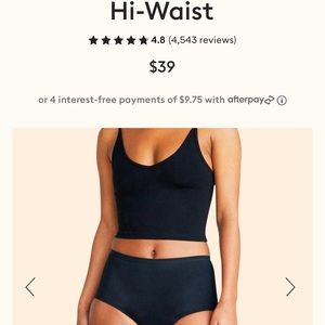 SPEAX by Thinx Hi-Waist Women Incontinence Underwear – Leak Proof, Breathable L